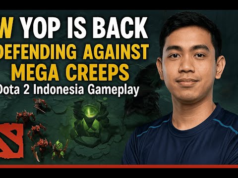 [7.39c] 🇮🇩 W YOP IS BACK DEFENDING AGAINST MEGA CREEPS Dota 2 Indonesia Gameplay