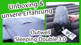 Unboxing | Iso-Matte Outwell Sleeping Double 3.0 Isomatte | Einsatzmöglichkeiten | Luftbett