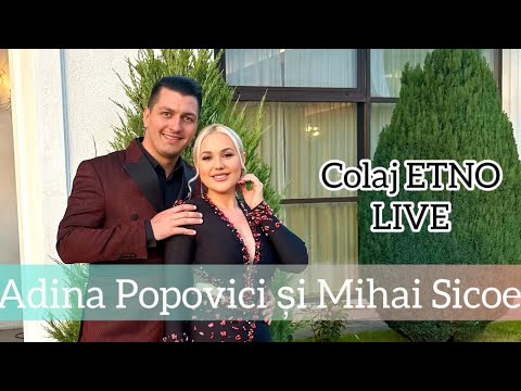 Adina Popovici si Mihai Sicoe - Frunzulita fraga❌SUPER COLAJ ETNO LIVE|| 2024