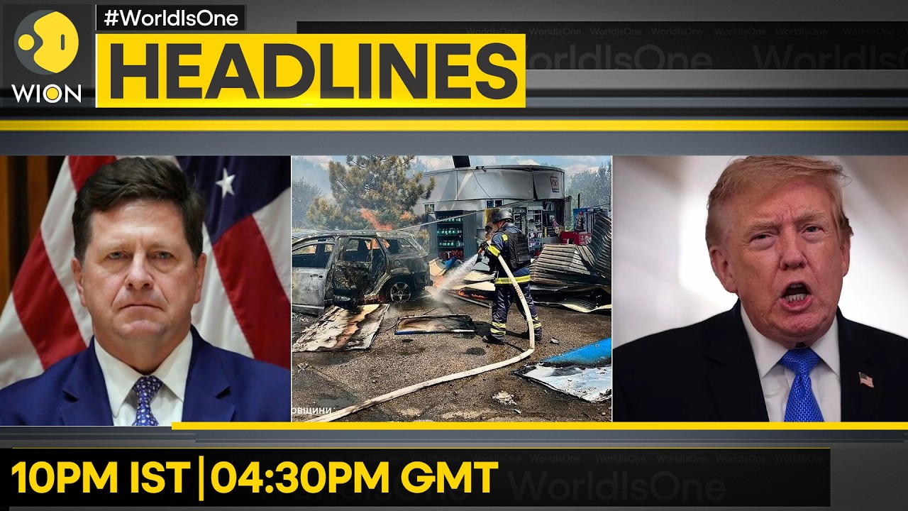 Russia: 11 Killed In Ukrainian Strikes |  Trump To Iran: Negotiate Or Surrender | WION Headlines