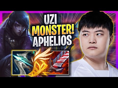 UZI IS A MONSTER WITH APHELIOS! - Uzi Plays Aphelios ADC vs Jinx! | Season 2023