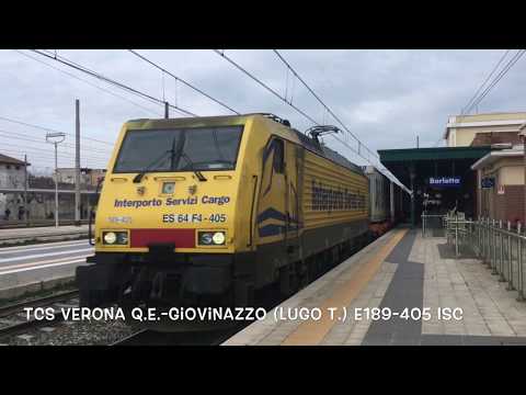 E189-405/ES 64 F4 405 Siemens  INTERPORTO SERVIZI CARGO\TCS Verona Q.E.-Giovinazzo e viceversa