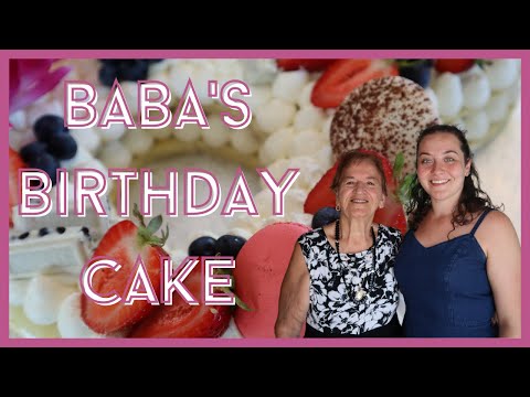 BABA’S 83RD BIRTHDAY VLOG | How to Make a Number Cake!