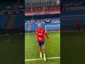 Erling Haaland's hard kick in training