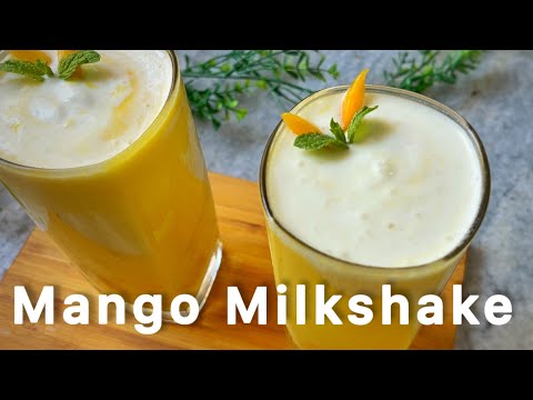 Super Easy Mango Milkshake | Mango Summer Recipe