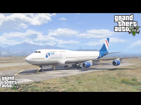 PESAWAT TERBESAR DUNIA AIRBUS A380 800 PENUMPANG SEKAMPUNG- GTA V MOD INDONESIA EPISODE SPESIAL