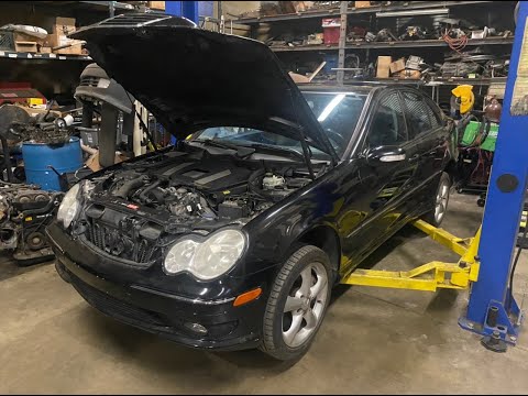 2006 MERCEDES C230 SPARK PLUG REPLACEMENT.