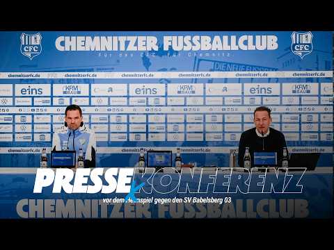 Chemnitzer FC | Press conference before the home game against SV Babelsberg 03