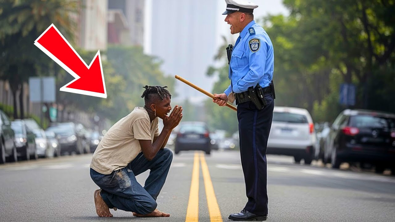 JOVEM NEGRO É HUMILHADO POR POLICIAL MAS O MUNDO DÁ VOLTAS