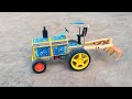 How To Make Matchbox Tractor At Home Diy Tractor Making Mini Tractor Science Project