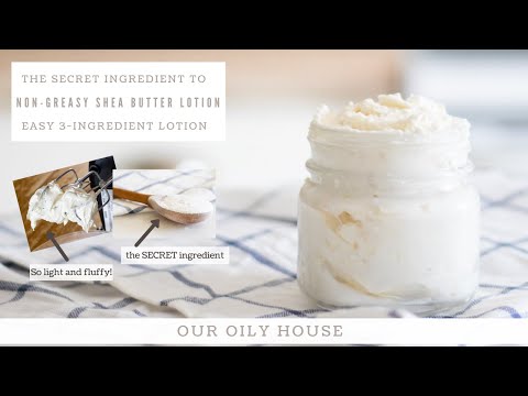 The Easiest Shea Butter Lotion Recipe | ONLY 3-INGREDIENTS