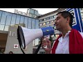 Actie in het Ikazia Ziekenhuis in Rotterdam