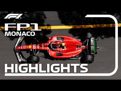 F1 第7戦モナコGP FP1ハイライト動画