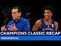 Champions Classic Takeaways: Coach K, Duke beat Kentucky; Kansas tops Michigan State