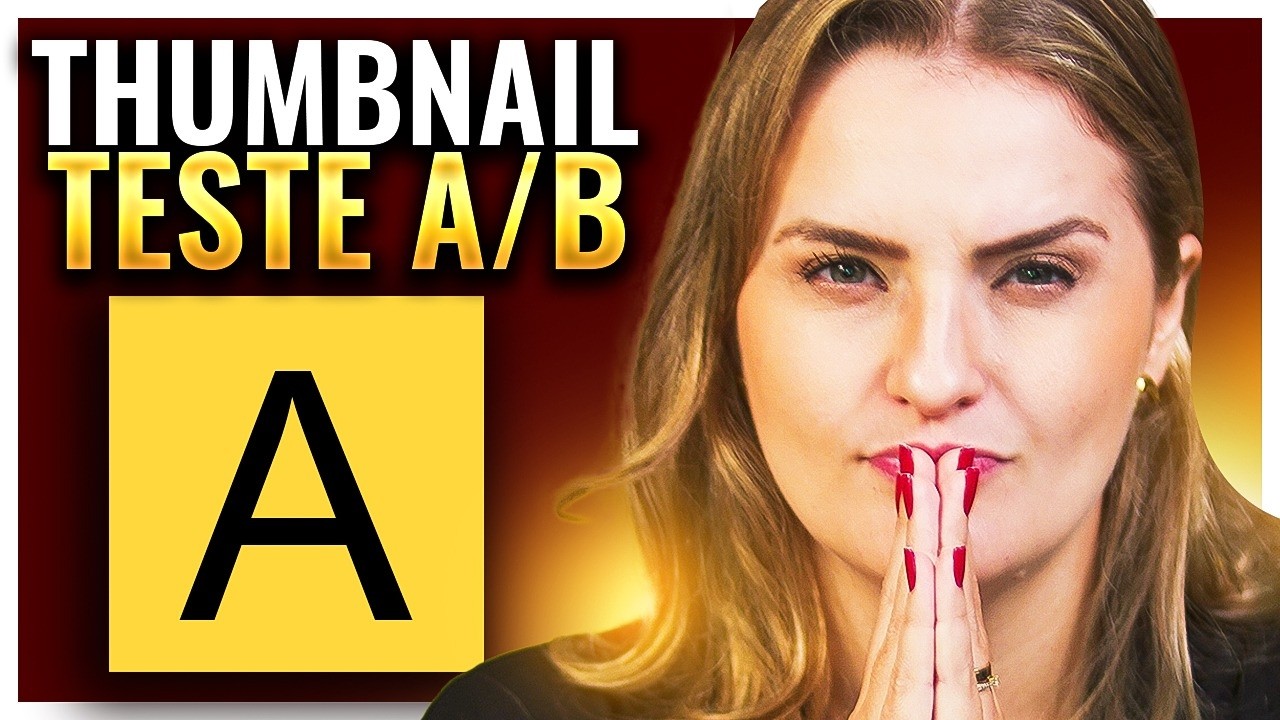 ✅ APRENDA o JEITO CERTO de usar TESTE de MINIATURA do YOUTUBE!