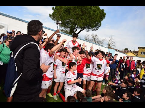 Premiazione 1° posto U13 - Rugby Perugia Junior al Torneo di Rieti 23.04.2023
