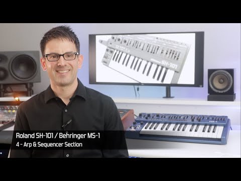 Roland SH-101 & Behringer MS-1 /  Part 4 /  Arp & Sequencer Section