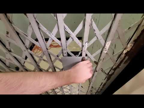 Amazing 1928 "American Elevator" Gated Service Elevator in Kansas City, MO