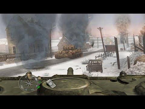 Call of Duty: World at War – Final Fronts PS2 Walkthrough # 7 (The Race to Bastogne)