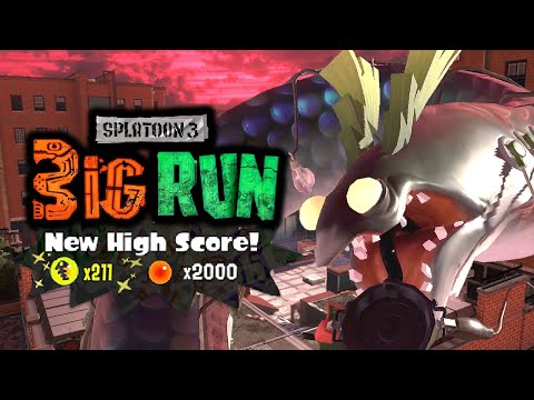 60 Minutes Splatoon 3 Big Run - Inkblot Art Academy Gameplay (+ Horrorboros)
