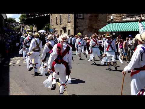 Winster Morris Men Perform At Winster Wakes 2015
