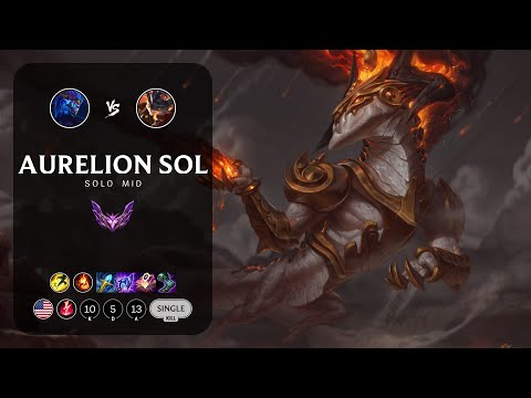 Aurelion Sol Mid vs Rumble - NA Master Patch 12.23