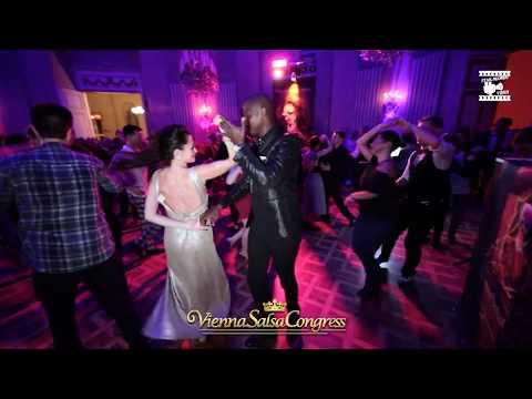 Achile Dinga & Zlatka - social dancing @ Vienna Salsa Congress 2019