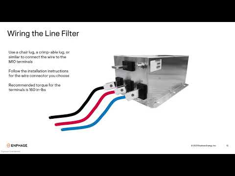 Enphase Radius Power Line Filter