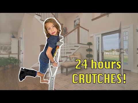 24 hrs on CRUTCHES! Last to drop the CRUTCHES pt.2