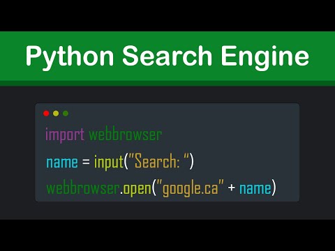 Create Your Own Search Engine Using Python