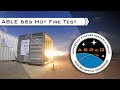 ABLE Rocket Engine 66 Second Hot Fire Test