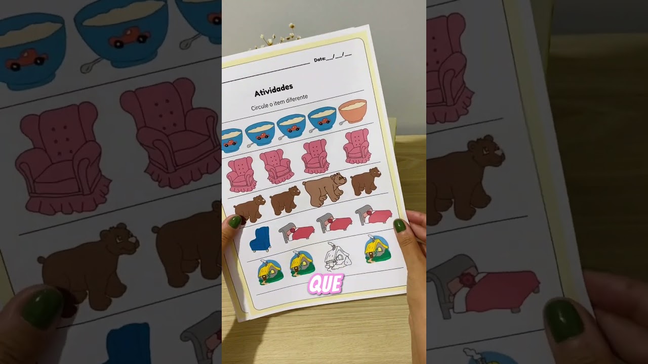 Cachinhos Dourados – História com Atividades para Educação Infantil | PDF para imprimir