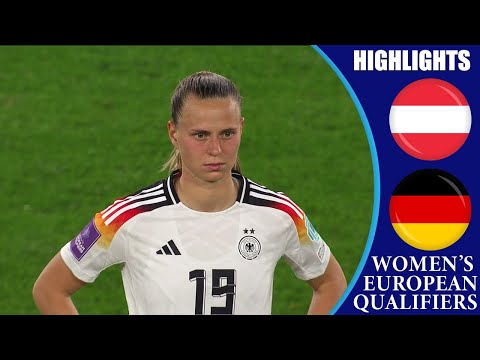 Austria vs Germany || HIGHLIGHTS || Women's Euro 2025 Qualifiers