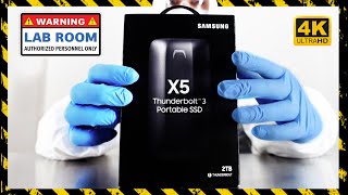 Video thumbnail for Samsung X5 Unboxing Speed Test Review - The Best External SSD THUNDERBOLT 3 2021 For Mac & PC - ASMR by Unbox Lab