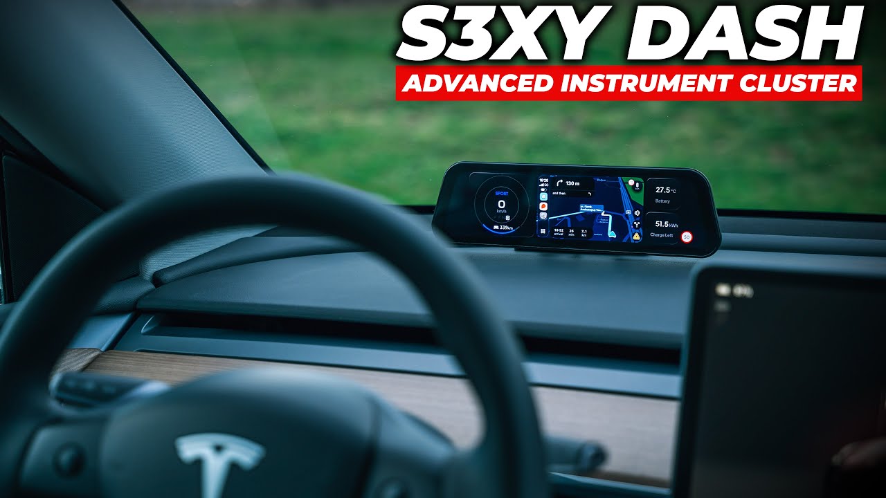 Enhance Enhance S3XY Dash Display Bundle CarPlay, Android Auto