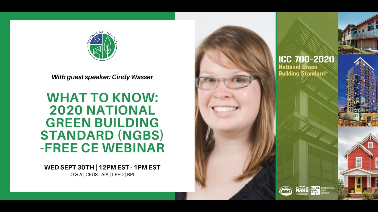 What to know 2020 National Green Building Standard (NGBS)