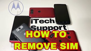 How to Remove + Insert + Replace Sim Card In Motorola Droid Razr Mini / Ultra / Max / Turbo