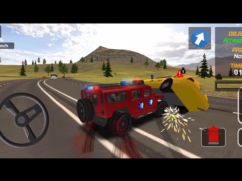 police car Mercedes S63 Driving - Hot pursuit Simulator 3D - Android gameplay
