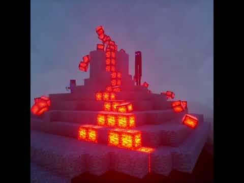 Самодельный Майнкрафт - Вулкан 1