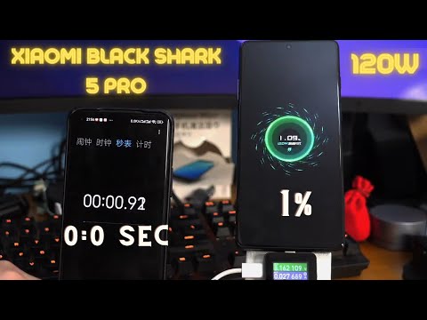 Xiaomi Black Shark 5 Pro | 120W Fast Charging Speed Test