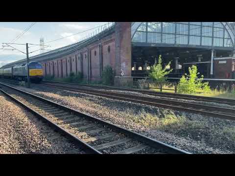 WCRC Class 47813 + Class 47812 with The Northern Belle passes Darlington on Edinburgh to Preston