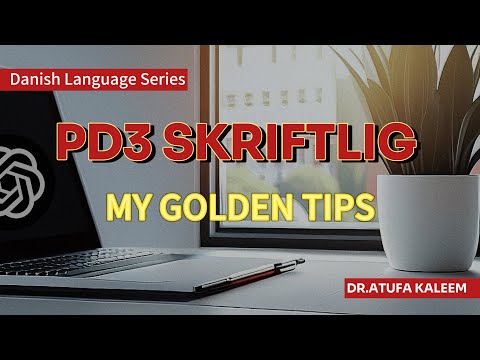 How to Pass PD3 Danish Skriftlig Exam Using ChatGPT: A Doctor's Guide #pd3skriftlig #danishlanguage 