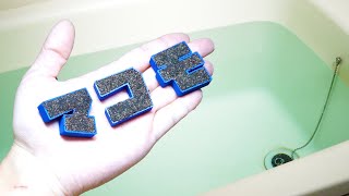 可愛すぎるネコチャソ - マコモで作った「バブ」をお風呂にいれると?