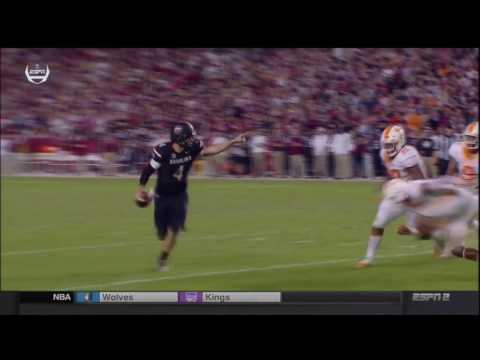 2016 USC vs Tennessee - Jake Bentley 4 Yd Run