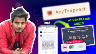 Turn Any Text, PDF, or Image Into Realistic Audio Instantly! | AnyToSpeech Review & Demo
