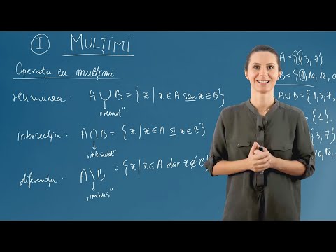 Operații cu mulțimi - Matematică - Clasa a VI-a