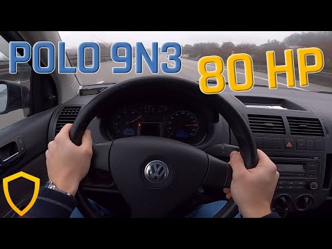 Volkswagen Polo 9N3 1.4 Tiptronic (2008) - TOP SPEED DRIVE ON AUTOBAHN - POV