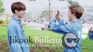 Jikook Bulletin | jikook and jealous jungkook | Jhope covering for jikook | jikook and couple shirt?