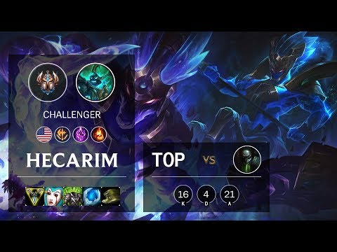 Hecarim Top vs Urgot - NA Challenger Patch 10.4