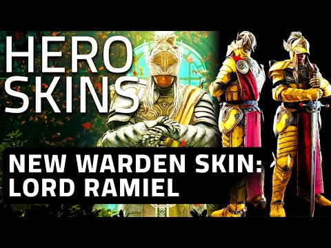 Hero Skins Are Here! For Honor New Warden Skin: Lord Ramiel | Year 6 Season 1: Golden Age